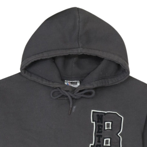 NBA Brooklyn Nets Men's Black Pullover Hoodie Medium Fleece