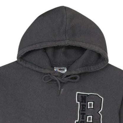 NBA Brooklyn Nets Men's Black Pullover Hoodie Medium Fleece