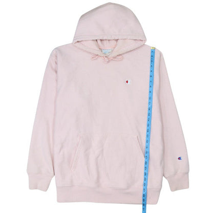 Champion Womens Pink Pullover Hoodie 2XL Reverse Weave Cotton Blend