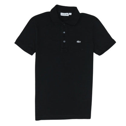 Lacoste Mens Black Slim Fit Polo Shirt XS Cotton Blend