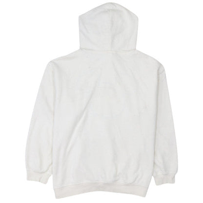 H&M Women’s White Disney Mickey Hoodie L 80% Cotton Pullover Hooded Sweatshirt