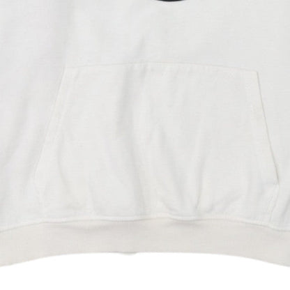 H&M Women’s White Disney Mickey Hoodie L 80% Cotton Pullover Hooded Sweatshirt