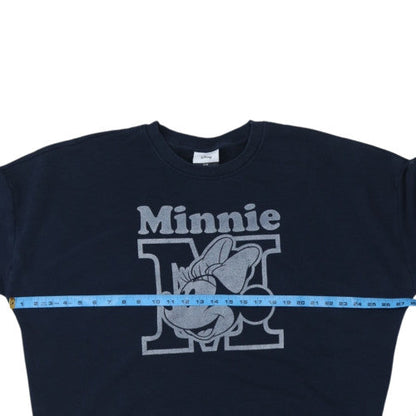 Disney C&A Womens Navy Minnie Mouse XL Pullover Sweatshirt