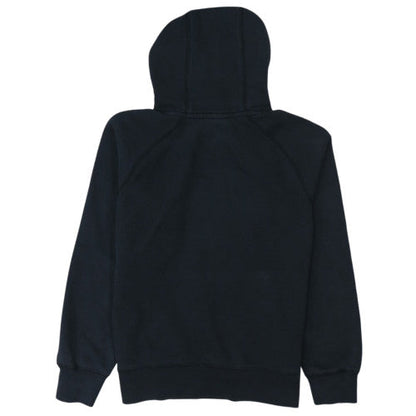 Nike Boys Black Pullover Hoodie S Graphic Print Cotton Blend