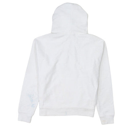 Champion Womens White Reverse Weave Pullover Hoodie Medium