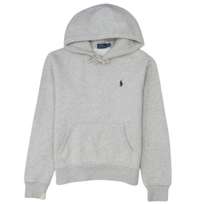 Ralph Lauren Boys Grey Pullover Hoodie M Cotton Blend Classic Fit