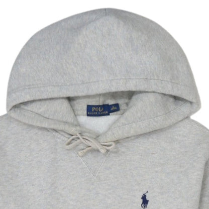 Ralph Lauren Boys Grey Pullover Hoodie M Cotton Blend Classic Fit
