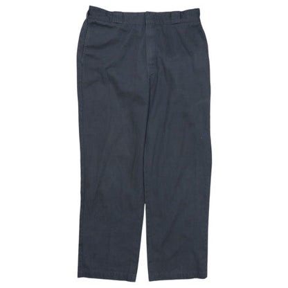 Dickies Men's Black Chino Work Trousers W36 L32 Regular Fit
