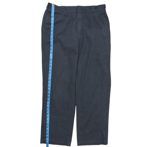 Dickies Men's Black Chino Work Trousers W36 L32 Regular Fit