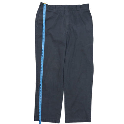Dickies Men's Black Chino Work Trousers W36 L32 Regular Fit
