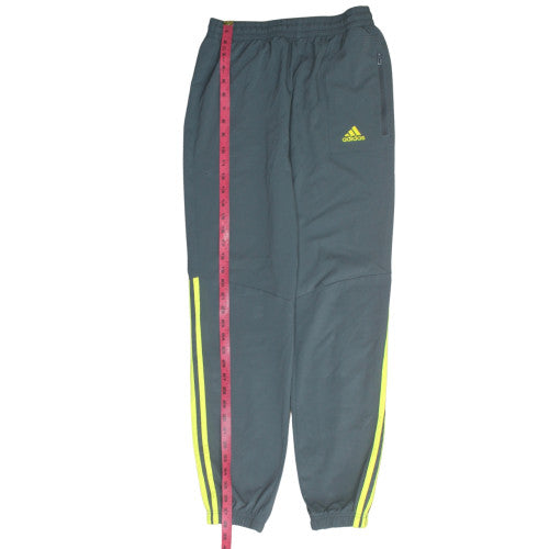 Adidas Boys Grey Track Pants 10 Years Elastic Waist Lightweight Activewear
