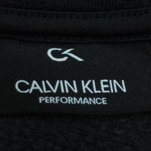 Calvin Klein Men’s Black Crew Neck Logo Sweatshirt Size M