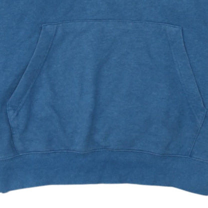 Nike Women's Blue Pullover Hoodie Size M Cotton Blend Sweatshirt