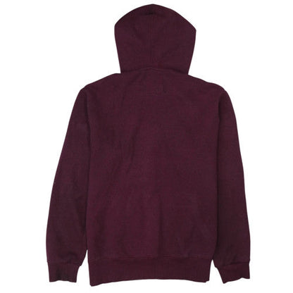 Superdry Men's Purple Pullover Hoodie M Fleece Graphic Logo
