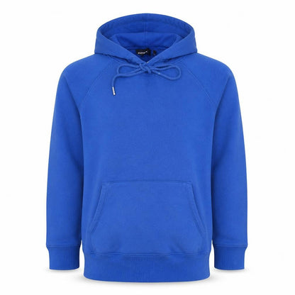 Diesel Men's Blue Small Pullover Hoodie with Logo Detail