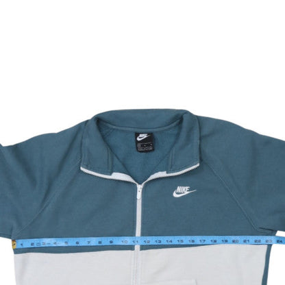 Nike Men's Blue Full Zip Fleece Sweatshirt M Regular Fit