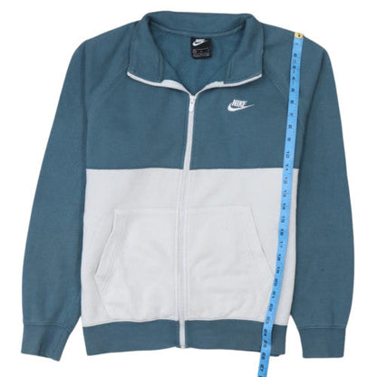 Nike Men's Blue Full Zip Fleece Sweatshirt M Regular Fit