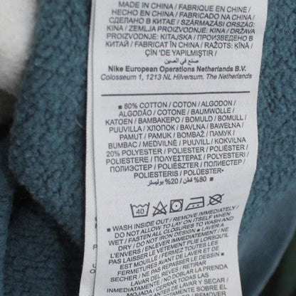 Nike Men's Blue Full Zip Fleece Sweatshirt M Regular Fit