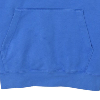 Nike Men's Blue Pullover Hoodie M Fleece Logo Sportswear