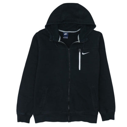 Nike Men's Black Full Zip Hoodie Size L Sports Fleece