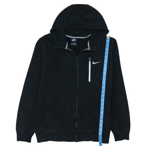Nike Men's Black Full Zip Hoodie Size L Sports Fleece
