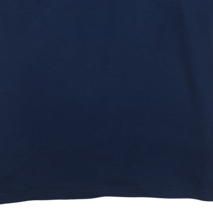 Nike Team Men's Blue XL Football Polo Shirt Cotton Blend