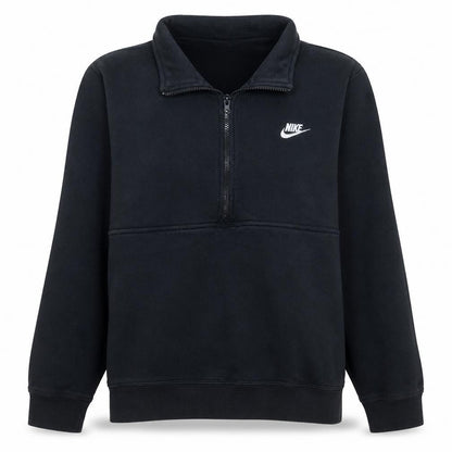 Nike Womens Black XL 1/2 Zip Pullover Sweatshirt Fleece