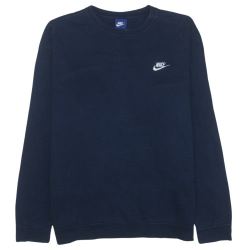 Nike Men's Blue Crew Neck Pullover Sweatshirt Size L