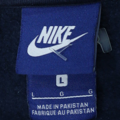 Nike Men's Blue Crew Neck Pullover Sweatshirt Size L