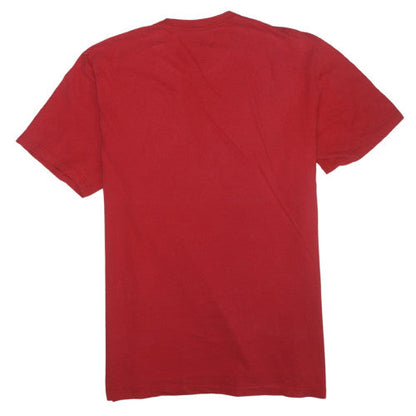 Nike Men's Red XL Regular Fit Crew Neck Sports T-Shirt
