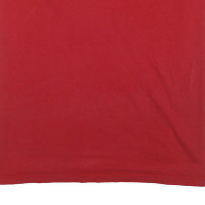 Nike Men's Red XL Regular Fit Crew Neck Sports T-Shirt