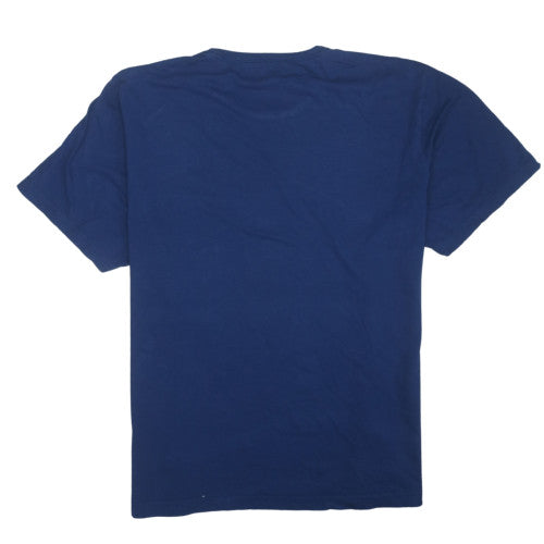 Chaps Men's Blue Rock & Roll Graphic T-Shirt XXL Cotton Crew Neck