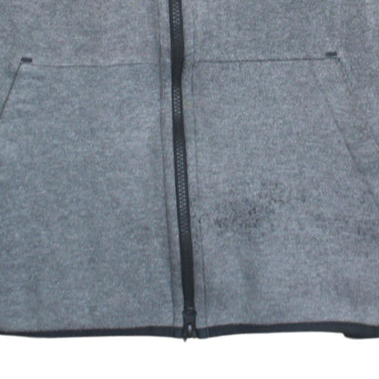 Nike Men's Grey Full Zip Hoodie L Fleece Sportswear