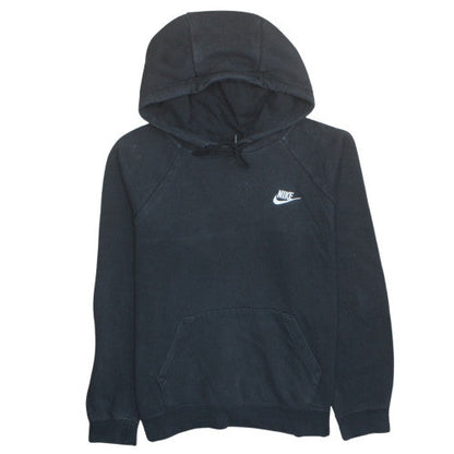 Nike Men's Black Pullover Hoodie M Fleece Lined Sportswear