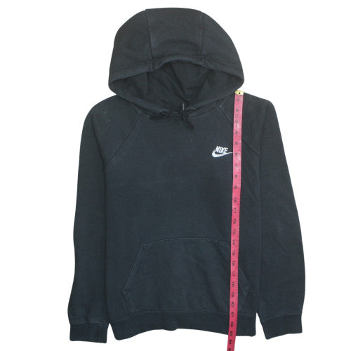 Nike Men's Black Pullover Hoodie M Fleece Lined Sportswear