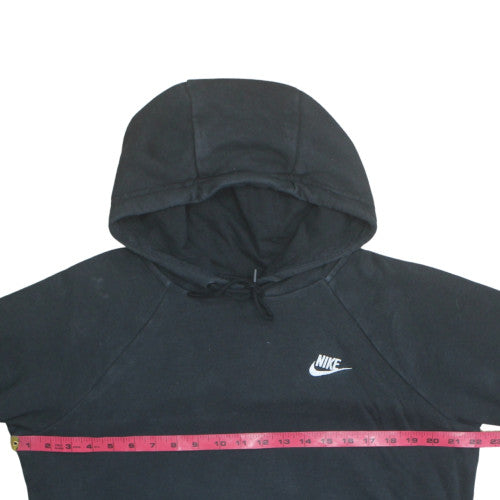 Nike Men's Black Pullover Hoodie M Fleece Lined Sportswear