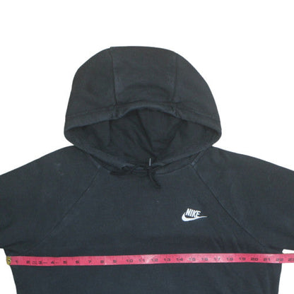 Nike Men's Black Pullover Hoodie M Fleece Lined Sportswear
