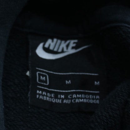 Nike Men's Black Pullover Hoodie M Fleece Lined Sportswear