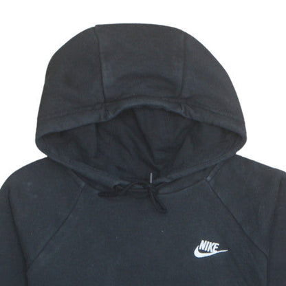 Nike Men's Black Pullover Hoodie M Fleece Lined Sportswear