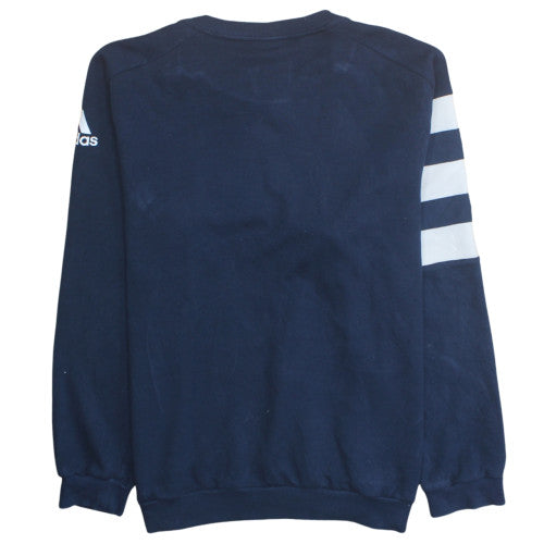 adidas Men’s Blue France Logo Pullover Sweatshirt 2XL