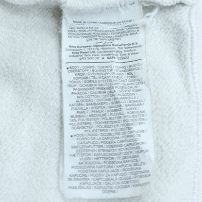Jordan Men's White Full Zip Hoodie Medium Sportswear