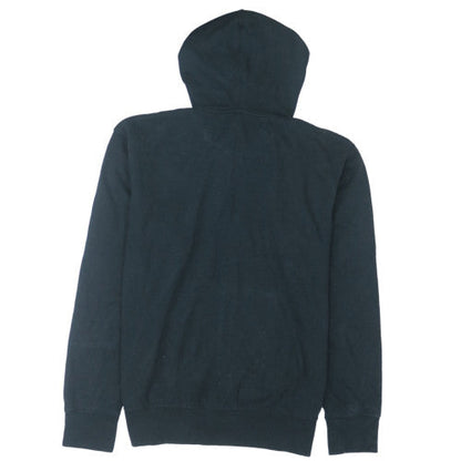 Kappa Mens Black 2XL Full Zip Hoodie Sweatshirt Fleece