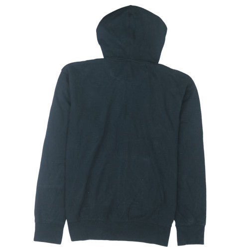 Kappa Mens Black 2XL Full Zip Hoodie Sweatshirt Fleece