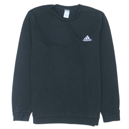 Adidas Men's Black XL Pullover Sweatshirt Crew Neck Logo Sportswear