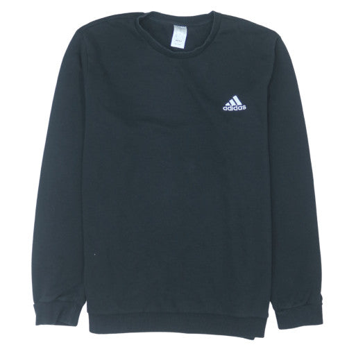Adidas Men's Black XL Pullover Sweatshirt Crew Neck Logo Sportswear