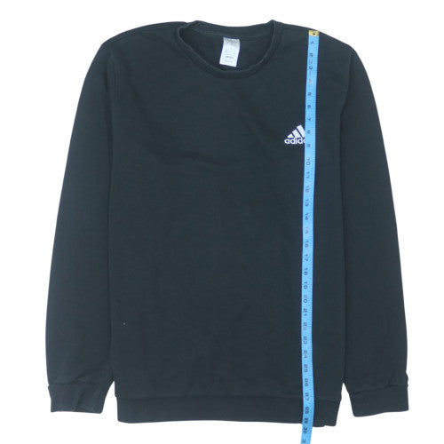 Adidas Men's Black XL Pullover Sweatshirt Crew Neck Logo Sportswear