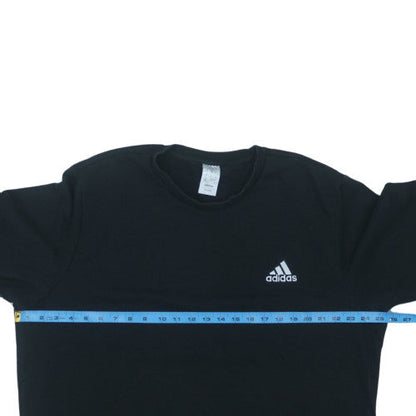 Adidas Men's Black XL Pullover Sweatshirt Crew Neck Logo Sportswear