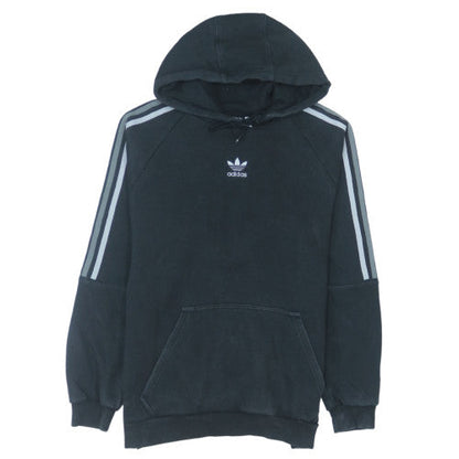 Adidas Mens Black Pullover Hoodie M Fleece Sportswear