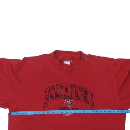 Reebok Men's Red Tampa Bay Buccaneers 2XL Crew Neck Sweatshirt