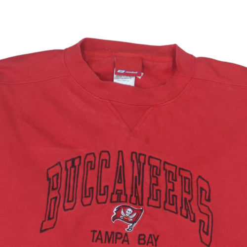 Reebok Men's Red Tampa Bay Buccaneers 2XL Crew Neck Sweatshirt